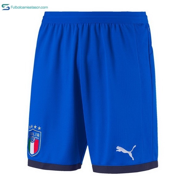 Pantalones Italia 1ª 2018 Azul